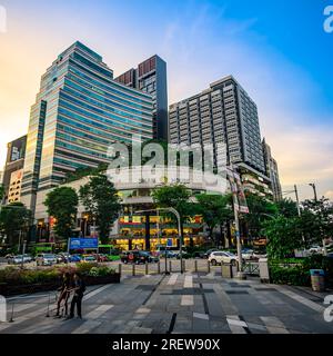 Shaw House and Shaw Centre is a complex of two neighbouring buildings built by the same developer, Shaw Organisation, Singapore. Stock Photo