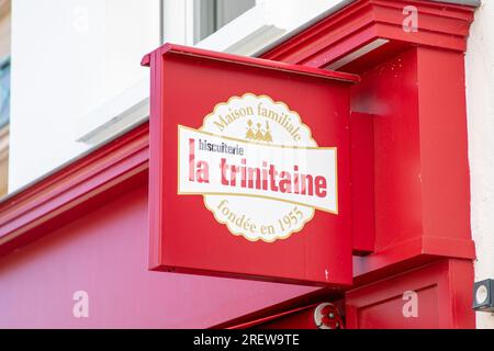 Pornic , France - 07 28 2023 : La Trinitaine logo brand and text sign ...
