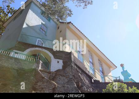 Portmeirion is a tourist village in Gwynedd North Wales Stock Photo
