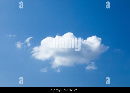Sky clouds. Blue sky and white clouds background Stock Photo