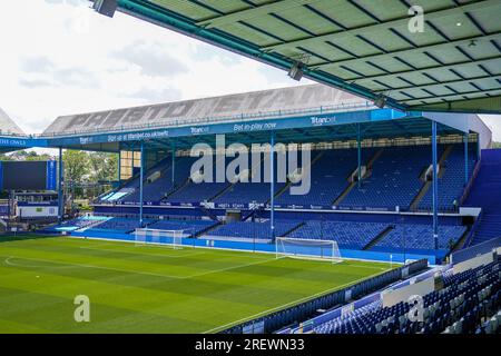 Sheffield, UK. 29th July, 2023. West Stand, Leppings Lane, during the Sheffield Wednesday FC vs Luton Town FC at Hillsborough Stadium, Sheffield, United Kingdom on 29 July 2023 Credit: Every Second Media/Alamy Live News Stock Photo