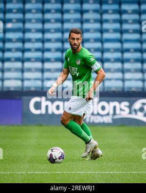 London, UK. 29th July, 2023. LONDON, ENGLAND - JULY 29: Ivo Pinto of Fortuna Sittard during the Pre-Season Friendly match between Millwall and Fortuna Sittard at The Den on July 29, 2023 in London, United Kingdom. (Photo by Orange Pictures) Credit: Orange Pics BV/Alamy Live News Stock Photo