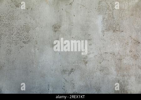 Concrete plaster wall texture. Gray concrete wall with scratches. Stock Photo