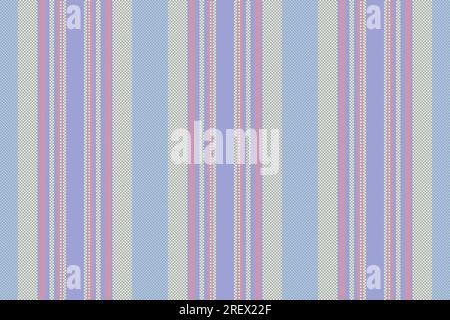 Seamless stripe vector of fabric texture textile with a pattern background vertical lines in light and tulip colors. Stock Vector