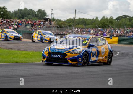 Darlington, UK. 30th July, 2023. Round 16 during the British Touring Car Championship at Croft Circuit, Darlington, UK on 30 July 2023. Photo by Chris Williams. Editorial use only, license required for commercial use. No use in betting, games or a single club/league/player publications. Credit: UK Sports Pics Ltd/Alamy Live News Stock Photo