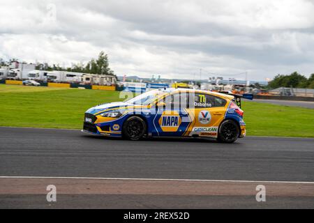 Darlington, UK. 30th July, 2023. Round 16 during the British Touring Car Championship at Croft Circuit, Darlington, UK on 30 July 2023. Photo by Chris Williams. Editorial use only, license required for commercial use. No use in betting, games or a single club/league/player publications. Credit: UK Sports Pics Ltd/Alamy Live News Stock Photo