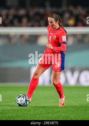 Auckland, New Zealand. 30th July, 2023. Tuva Hansen of Norway Women Soccer team seen in action during the FIFA Women's World Cup 2023 match between Philippines and Norway at Eden Park. Final score; Norway 6:0 Philippines. (Photo by Luis Veniegra/SOPA Images/Sipa USA) Credit: Sipa USA/Alamy Live News Stock Photo