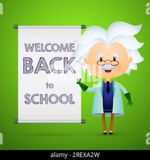 Welcome back to school posters design Stock Vector