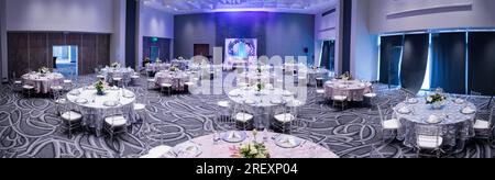 Kenyan Wedding Decorations Setup Design Indoors events at the trademark hotel Nairobi city county Kenya East Africa Antony Trivet Weddings Stock Photo