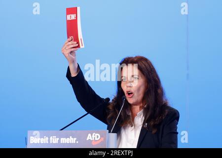 Magdeburg, Germany. 30th July, 2023. Micha Fehre, candidate for a list