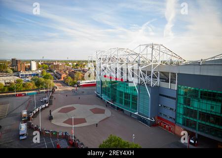 Manchester United FC stadium Old Trafford Stock Photo
