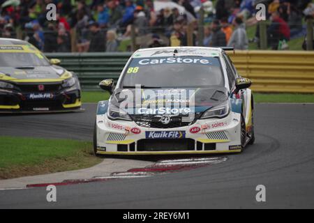 Dalton on Tees, 30 July 2023. Mikey Doble driving a Vauxhall Astra for CarStore Power Maxed Racing during round 17 of  the British Touring Car Championship at Croft Circuit. Credit: Colin Edwards/Alamy Live News Stock Photo