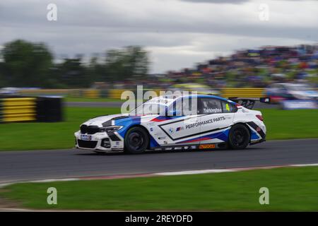 Dalton on Tees, 30 July 2023. Colin Turkington driving a BMW 330i M Sport for Team BMW during round 18 of  the British Touring Car Championship at Croft Circuit. Credit: Colin Edwards/Alamy Live News Stock Photo