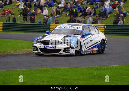 Dalton on Tees, 30 July 2023. Colin Turkington driving a BMW 330i M Sport for Team BMW during round 18 of  the British Touring Car Championship at Croft Circuit. Credit: Colin Edwards/Alamy Live News Stock Photo