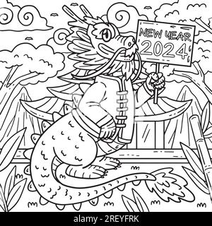 Year of the Dragon Chinese Outfit 2024 Clipart Stock Vector Image & Art ...