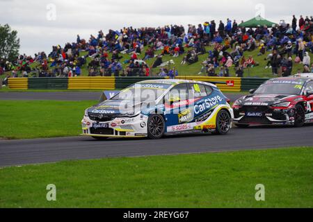 Dalton on Tees, 30 July 2023. Aron Taylor-Smith driving a Vauxhall Astra for CarStore Power Maxed Racing during round 18 of  the British Touring Car Championship at Croft Circuit. Credit: Colin Edwards/Alamy Live News Stock Photo