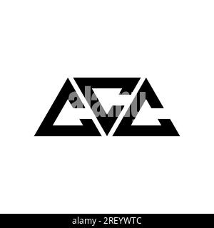 CCC triangle letter logo design with triangle shape. CCC triangle logo design monogram. CCC triangle vector logo template with red color. CCC triangul Stock Vector