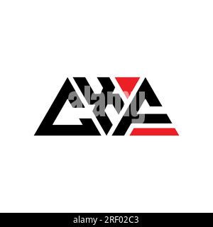 CXF letter logo design with polygon shape. CXF polygon and cube shape ...