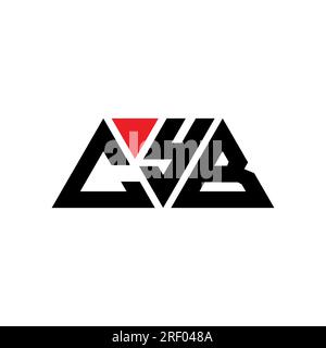 CYB triangle letter logo design with triangle shape. CYB triangle logo ...