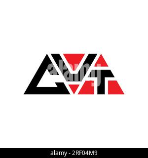 CUT triangle letter logo design with triangle shape. CUT triangle logo design monogram. CUT triangle vector logo template with red color. CUT triangul Stock Vector