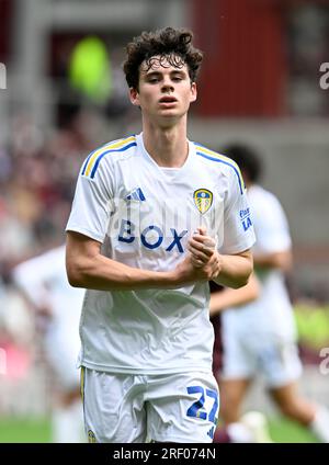 Archie Gray of Leeds United during the Sky Bet Championship match Leeds ...