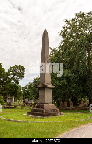 Historic Magnolia Cemetery, Charleston, SC Stock Photo