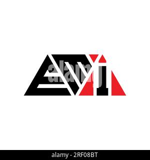 EMI triangle letter logo design with triangle shape. EMI triangle logo ...