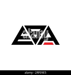 EBA triangle letter logo design with triangle shape. EBA triangle logo ...