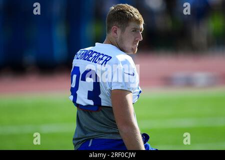 Buffalo Bills tight end Jace Sternberger (83) during an NFL