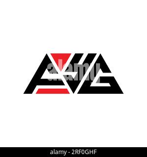 FYG triangle letter logo design with triangle shape. FYG triangle logo ...