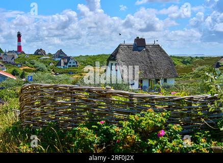 Village on the beach  on June 27, 2023   in Hörnum, Sylt Island, Germany.  © Peter Schatz / Alamy Stock Photos Stock Photo