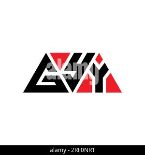 GYY triangle letter logo design with triangle shape. GYY triangle logo ...