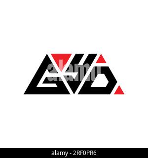 GYD triangle letter logo design with triangle shape. GYD triangle logo ...