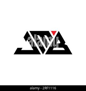 JMB triangle letter logo design with triangle shape. JMB triangle logo ...