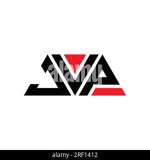 JVP triangle letter logo design with triangle shape. JVP triangle logo ...