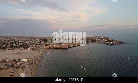 PHOTOGRAPHY WITH DRONE IN PUERTO PEÑASCO SONORA MEXICO Stock Photo