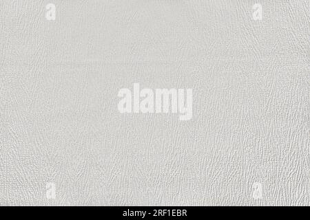 White paper wallpaper texture with abstract branching raised lines. Plastered embossed wall. Stock Photo