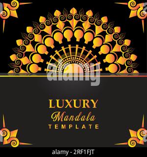 Eye-catching Mandala Vector Drawing Stock Vector