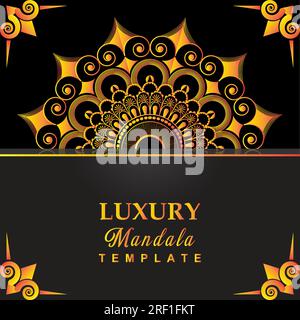 Eye-catching Mandala Vector Drawing Stock Vector