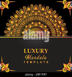 Eye-catching Mandala Vector Drawing Stock Vector