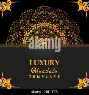 Eye-catching Mandala Vector Drawing Stock Vector