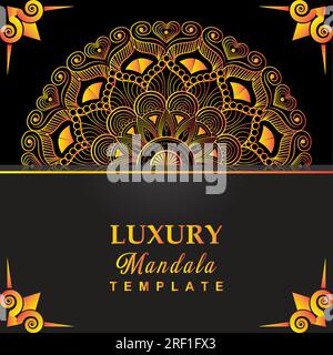 Eye-catching Mandala Vector Drawing Stock Vector