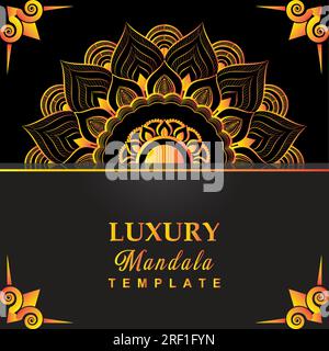Eye-catching Mandala Vector Drawing Stock Vector