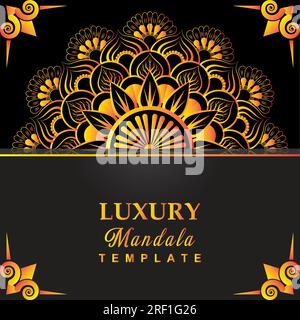 Eye-catching Mandala Vector Drawing Stock Vector