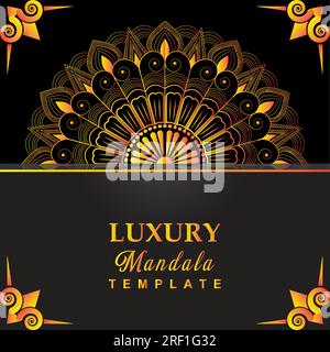 Eye-catching Mandala Vector Drawing Stock Vector