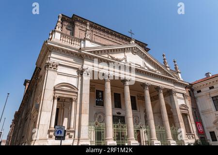 Turin, Italy - March 28, 2022: San Filippo Neri is a late-Baroque style, Roman Catholic church located on on Via Maria Vittoria, Turin, Piedmont, Ital Stock Photo