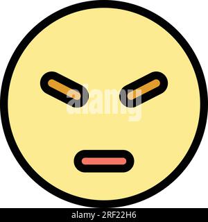 Sad satisfaction level icon outline vector. Smile emoji. Customer