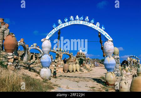 Pottery at Guellala on Djerba, Tunisia Stock Photo