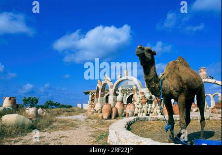 Pottery at Guellala on Djerba, Tunisia Stock Photo