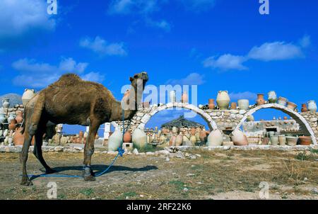 Pottery at Guellala on Djerba, Tunisia Stock Photo